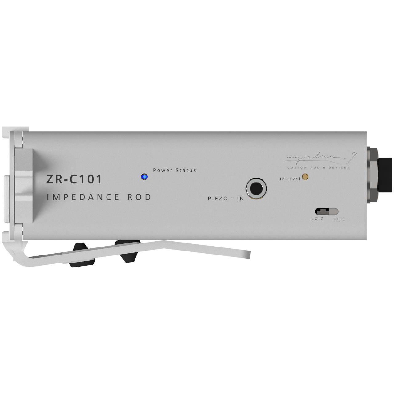 impedance rod - zr-c101 white impedance rod photo back - preamp for piezo string instruments