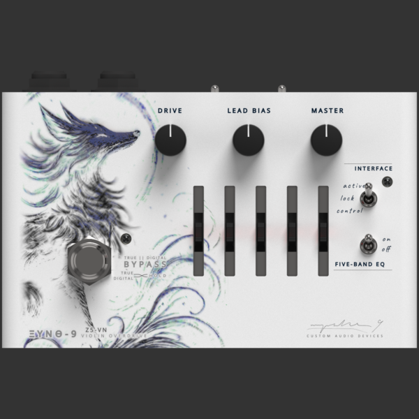 Z5-VN Violin Overdrive Pedal - front controller panel