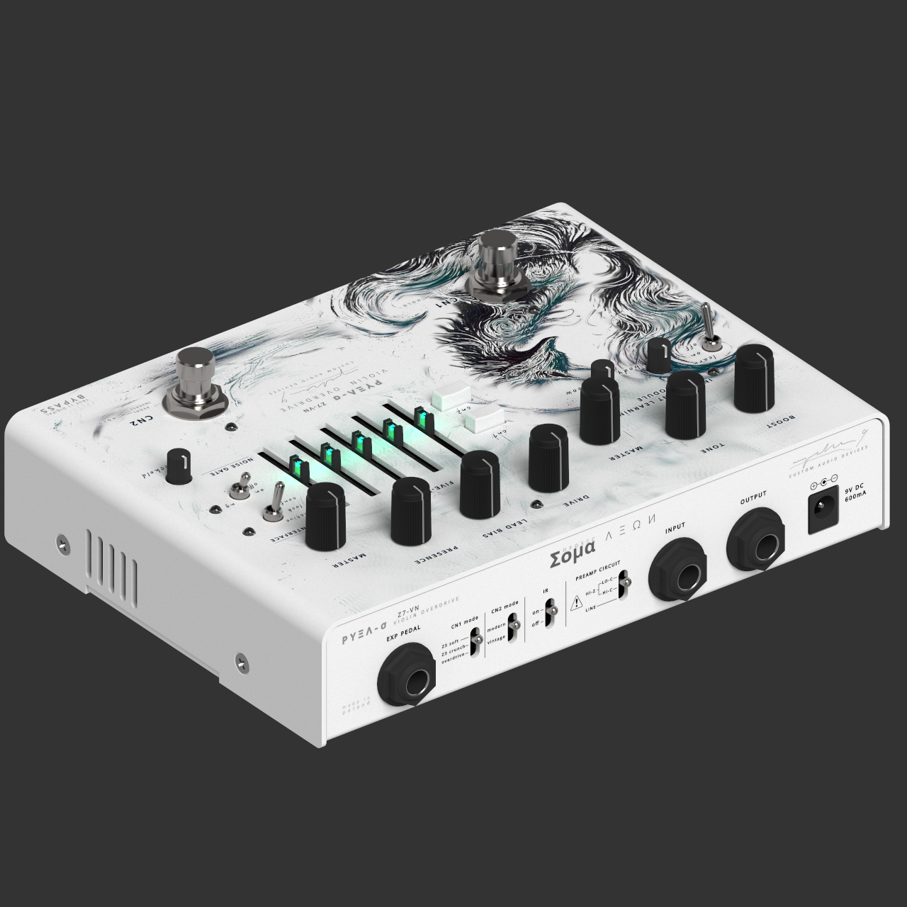 Z7-VN Advanced Violin Overdrive Pedal (session render) angle2 orthogonal
