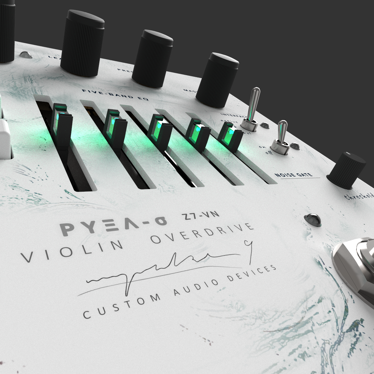 Z7-VN Advanced Violin Overdrive Pedal (session render) five-band eq